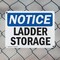 Signmission Ladder Storage, 10 in W x Rectangle, Plastic OS-2PACK-NS-P-710-L-13948 - alternate 2